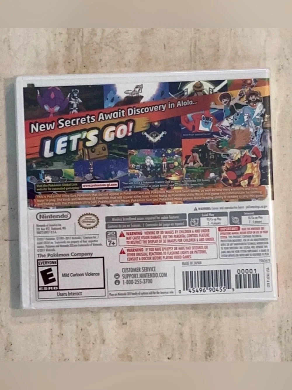 New Pokemon Ultra Sun Nintendo 3DS Game Brand New Factory Sealed US Version